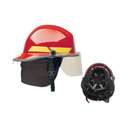 Bullard LTX Series Fire Fighting Helmet, Red 4