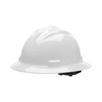 Bullard Standard S71 Non Ventilated Safety Helmet with Ratchet Suspension, White