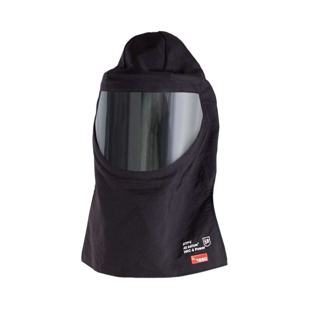 BSD HRC 4 Power Arc protection Hood 40Cal/Cm2, Grey/Blue 2