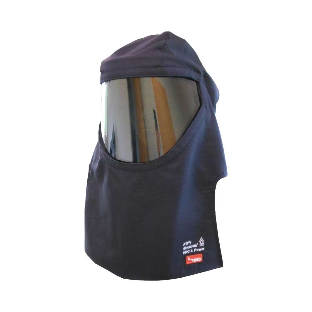 BSD HRC 4 Power Arc protection Hood 40Cal/Cm2, Grey/Blue 0