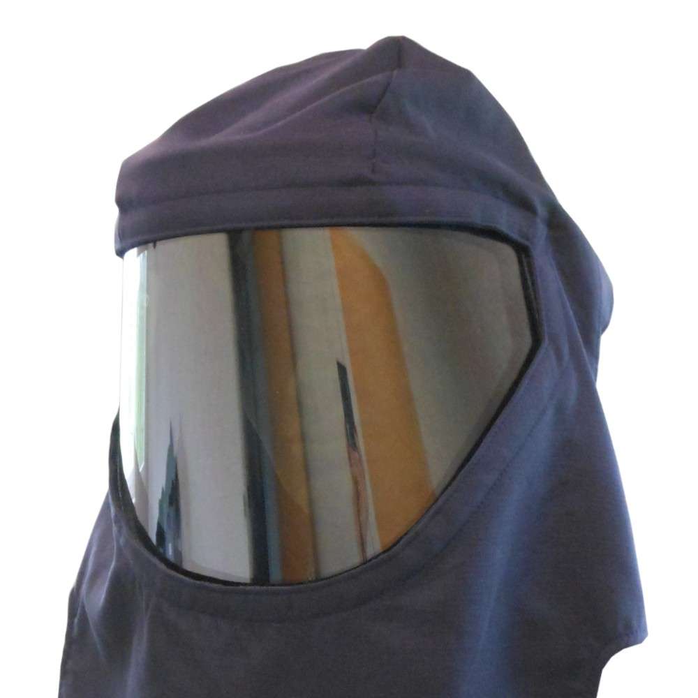 BSD HRC 4 Power Arc protection Hood 40Cal/Cm2, Grey/Blue 1