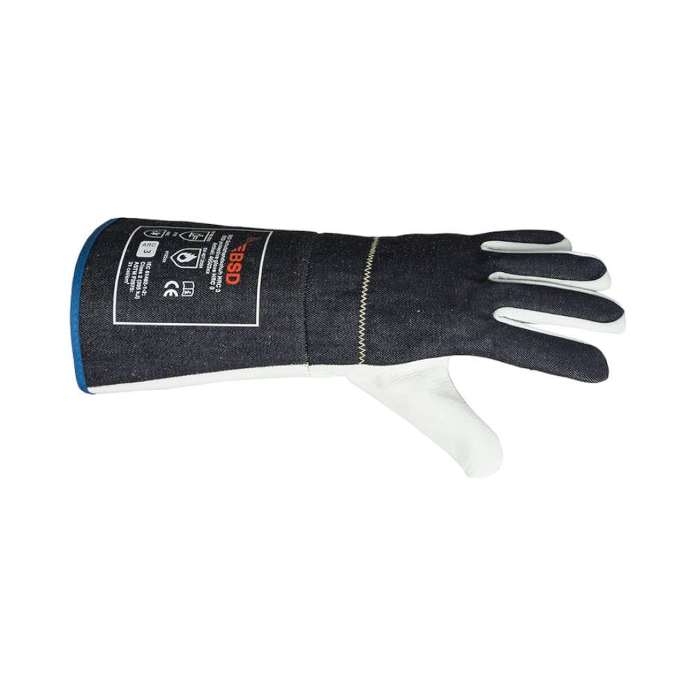 BSD 4650310 HRC3 Arc Flash gloves, 31Cal/Cm2, Size 10, Black, 1Pair/pack 0