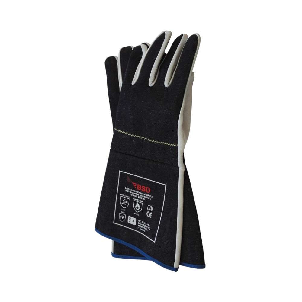 BSD 4650310 HRC3 Arc Flash gloves, 31Cal/Cm2, Size 10, Black, 1Pair/pack 3