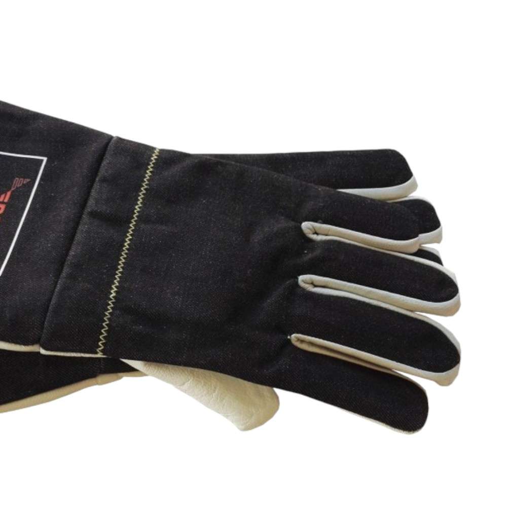 BSD 4650409 HRC 4 Arc Flash Gloves, 45Cal/Cm2, Size 9, Black,1Pair/pack 2