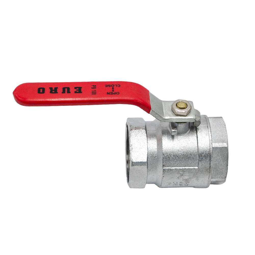 2" Euro Chrome Plated Ball Valve 0