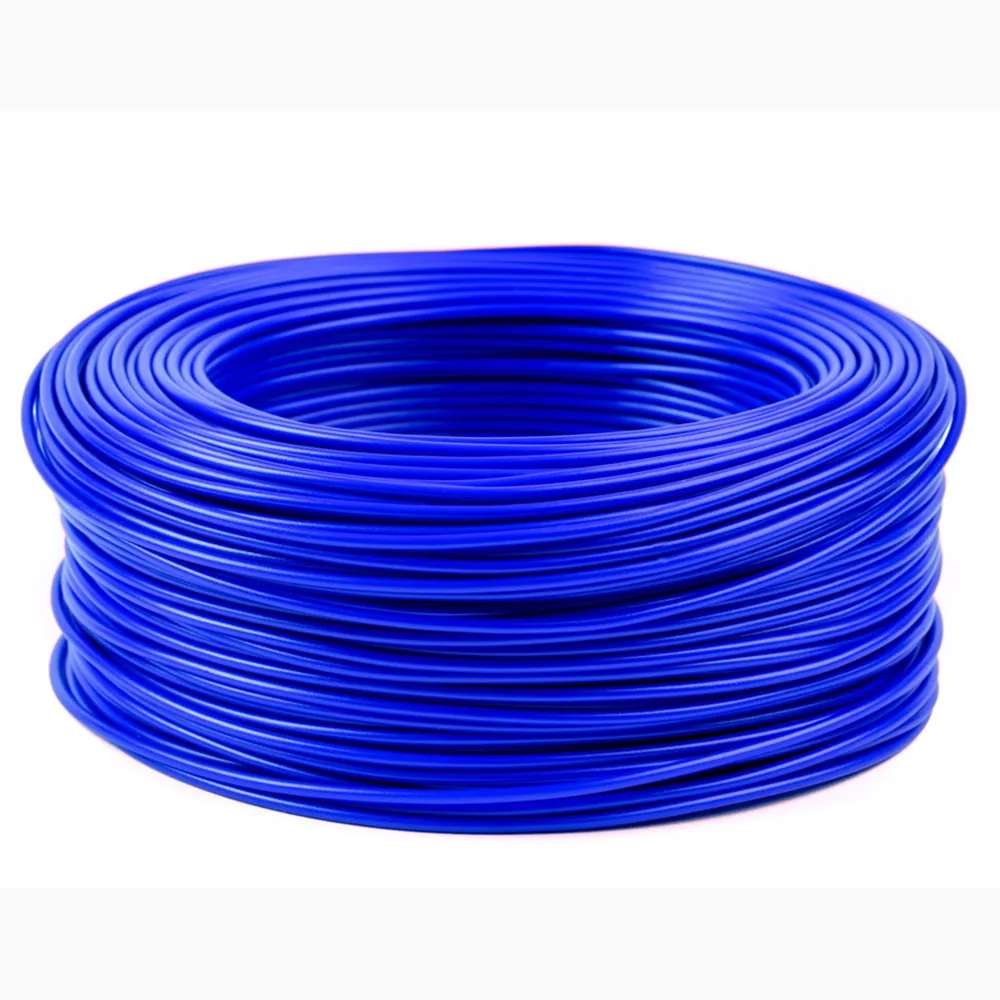 كابل كهربائي بلاستيكي (PVC) من شركة الكابلات العمانية باللون الأزرق قياس (10mm) طول (100Yard) 0