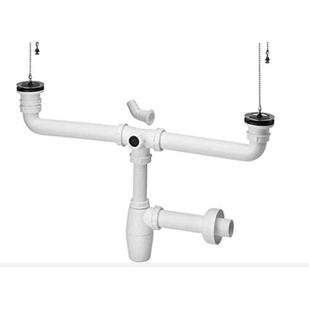 PVC Double Bottle Trap 0