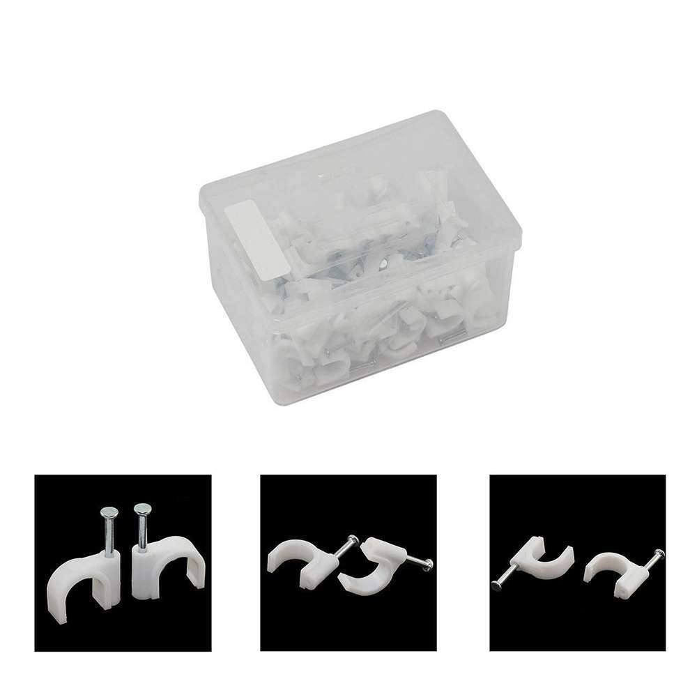 Cable Wire Clip with Strong Elasticity and Impact Resistance, 4 mm, Per Pack 6