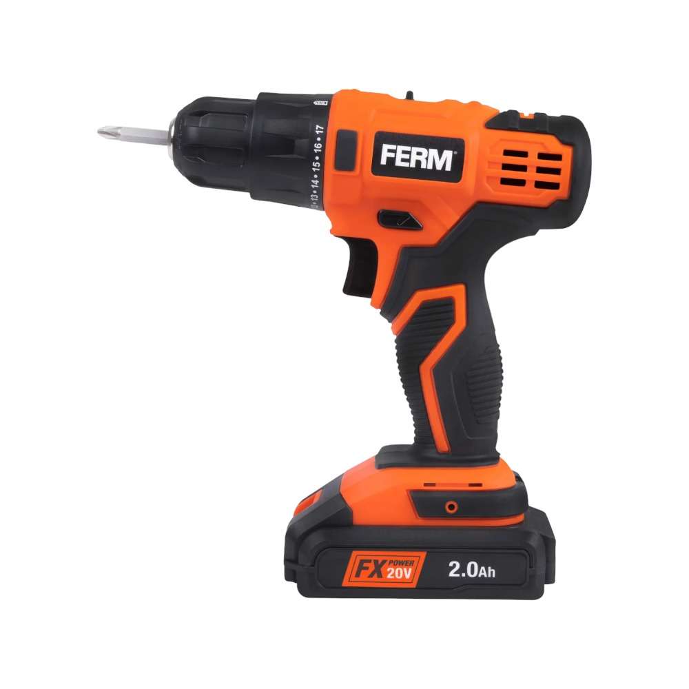 FERM CDM1164 20V 2.0Ah Cordless Drill Driver 0