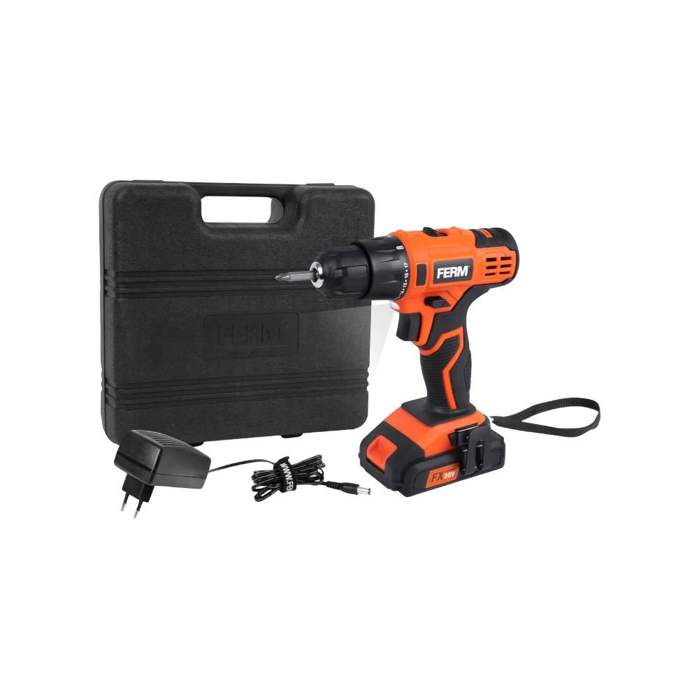 FERM CDM1164 20V 2.0Ah Cordless Drill Driver 4
