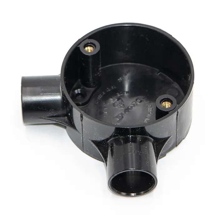 Decoduct 20mm PVC 2 Way Circular Junction Box 0