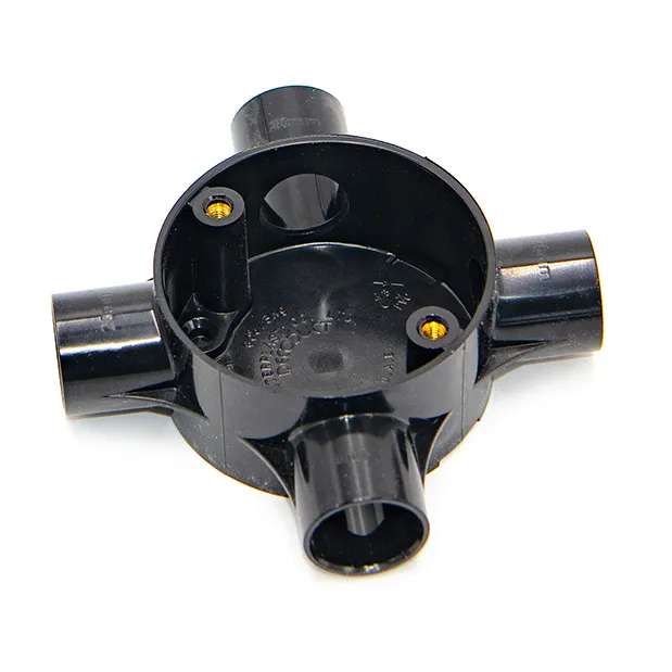 Decoduct 20mm PVC 4 Way Circular Junction Box 0