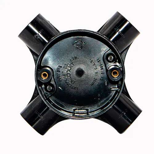 Decoduct 20mm PVC 4 Way Circular Junction Box 1