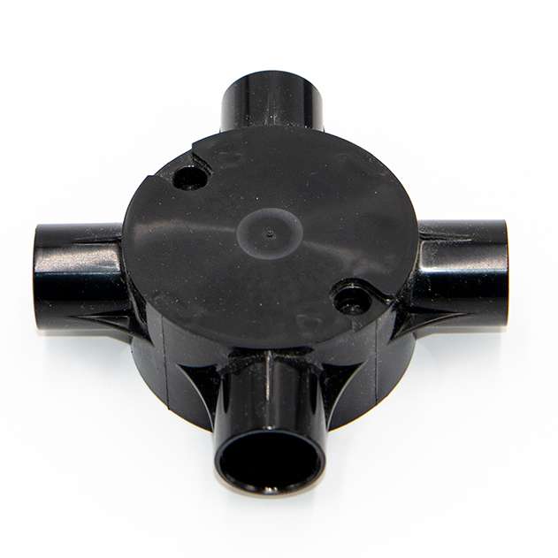 Decoduct PVC 4Way Circular Junction Box 2