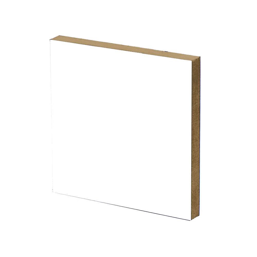 Cool White Melamine MDF Sheet -18mm 1