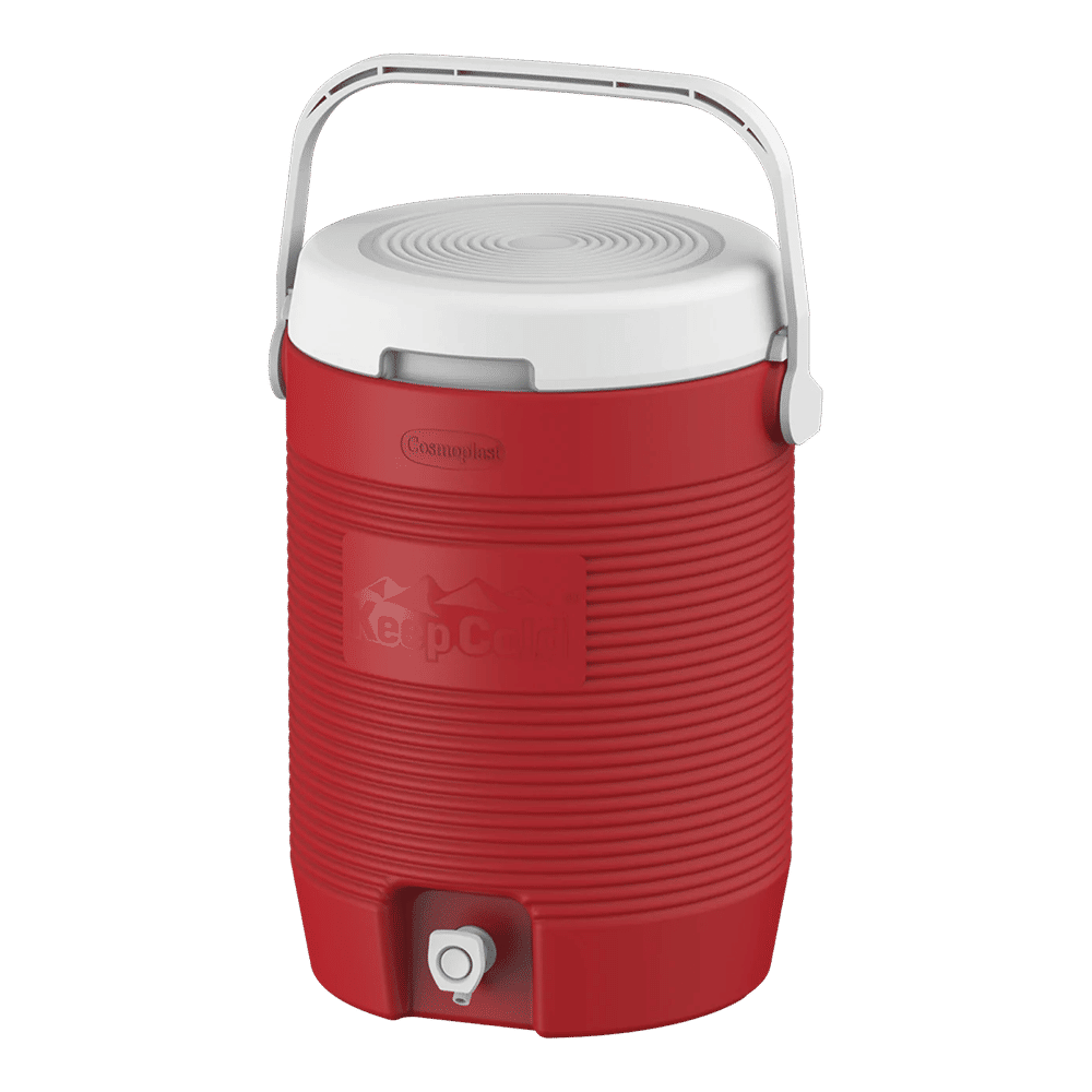 Cosmoplast, 16L, Keep Cold Water Cooler Large with Best Beverage Temperature Up to 14 Hours, Red 0