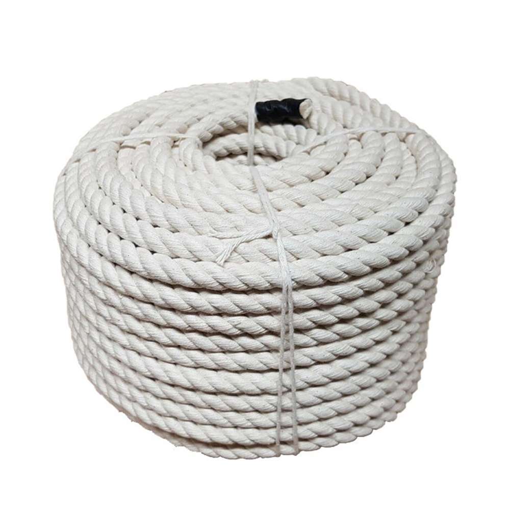 حبل قطني قياس (10mm) يباع باللفة 0