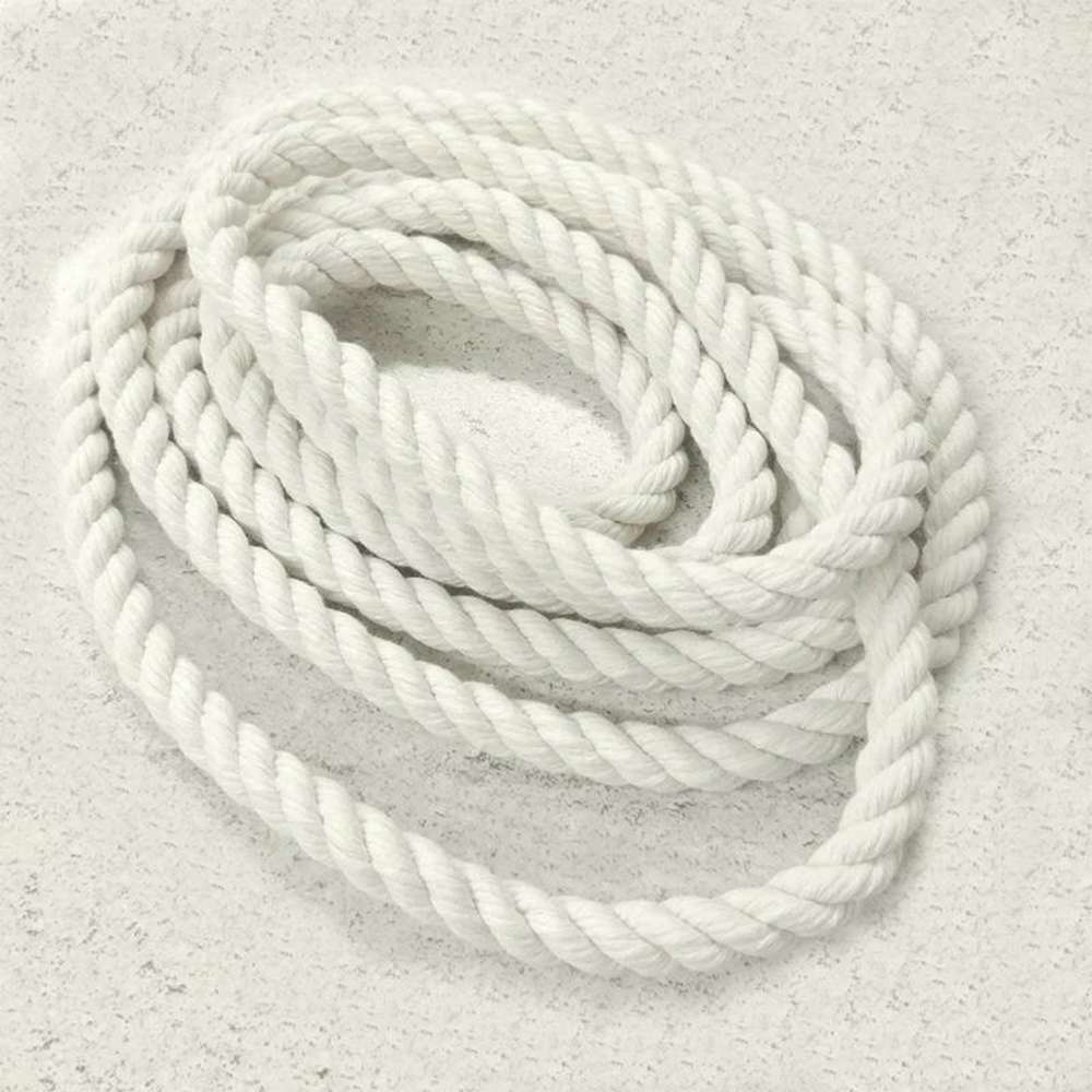 حبل قطني قياس (6mm) يباع باللفة 1