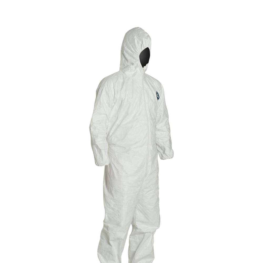 DUPONT TYVEK® Disposable Standard Coverall, White, Small 1