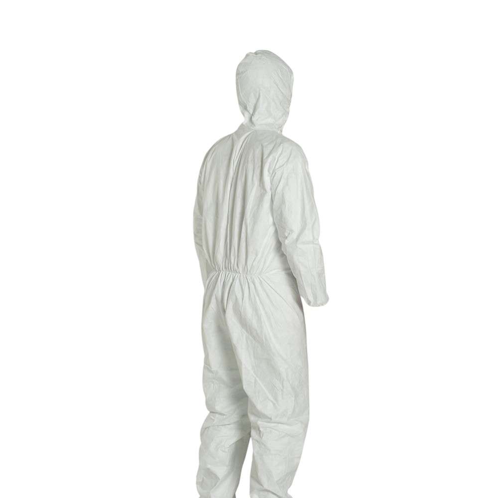 DUPONT TYVEK® Disposable Standard Coverall, White, Small 3
