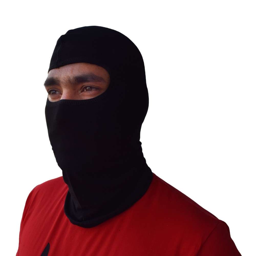 أقنعة الحماية (DuPont) موديل (Coolmax) بالاكلافا المصنوعة من الليكرا المسامية باللون الأسود 1