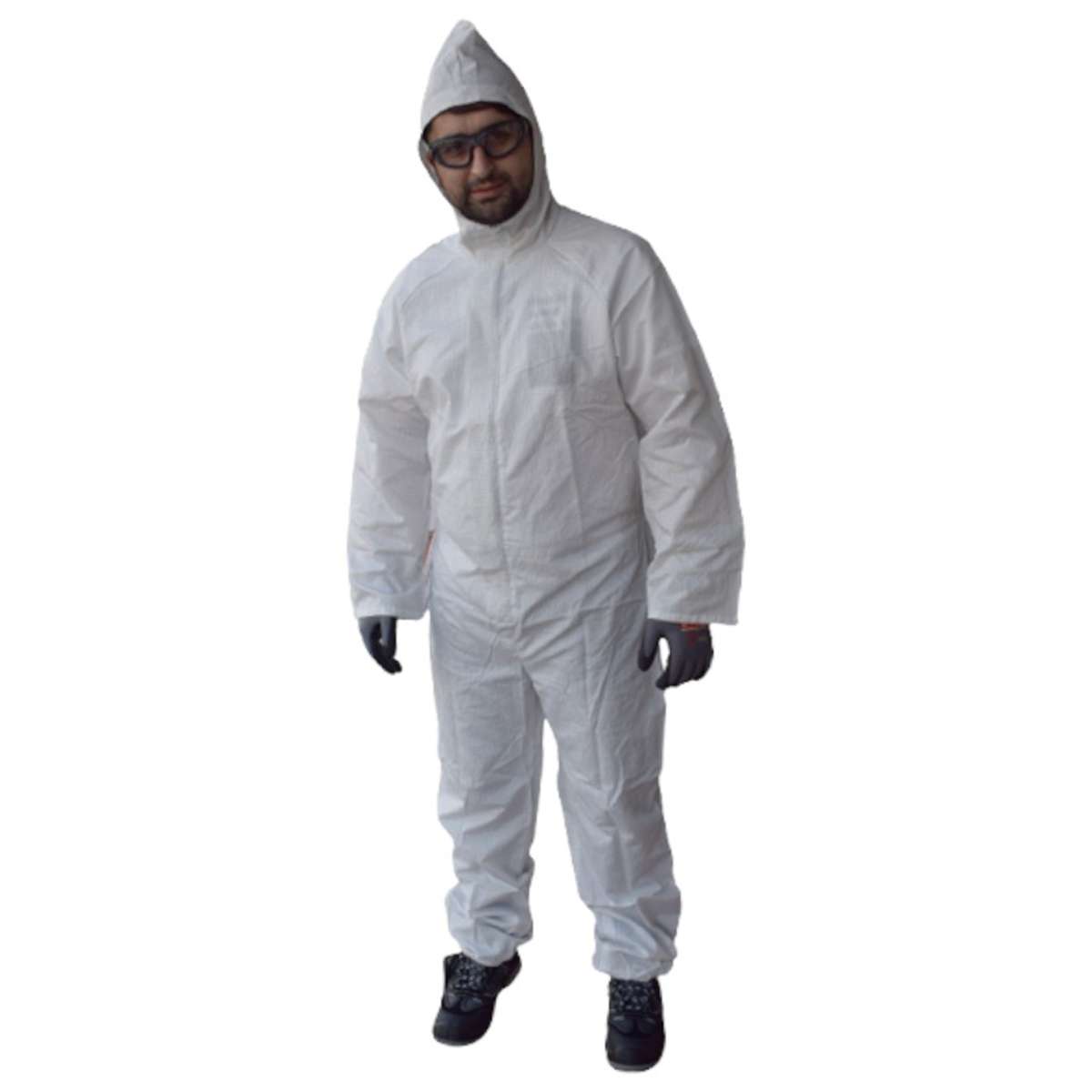 DuPont Anti Static Zipper Coverall, 65gsm, White 0