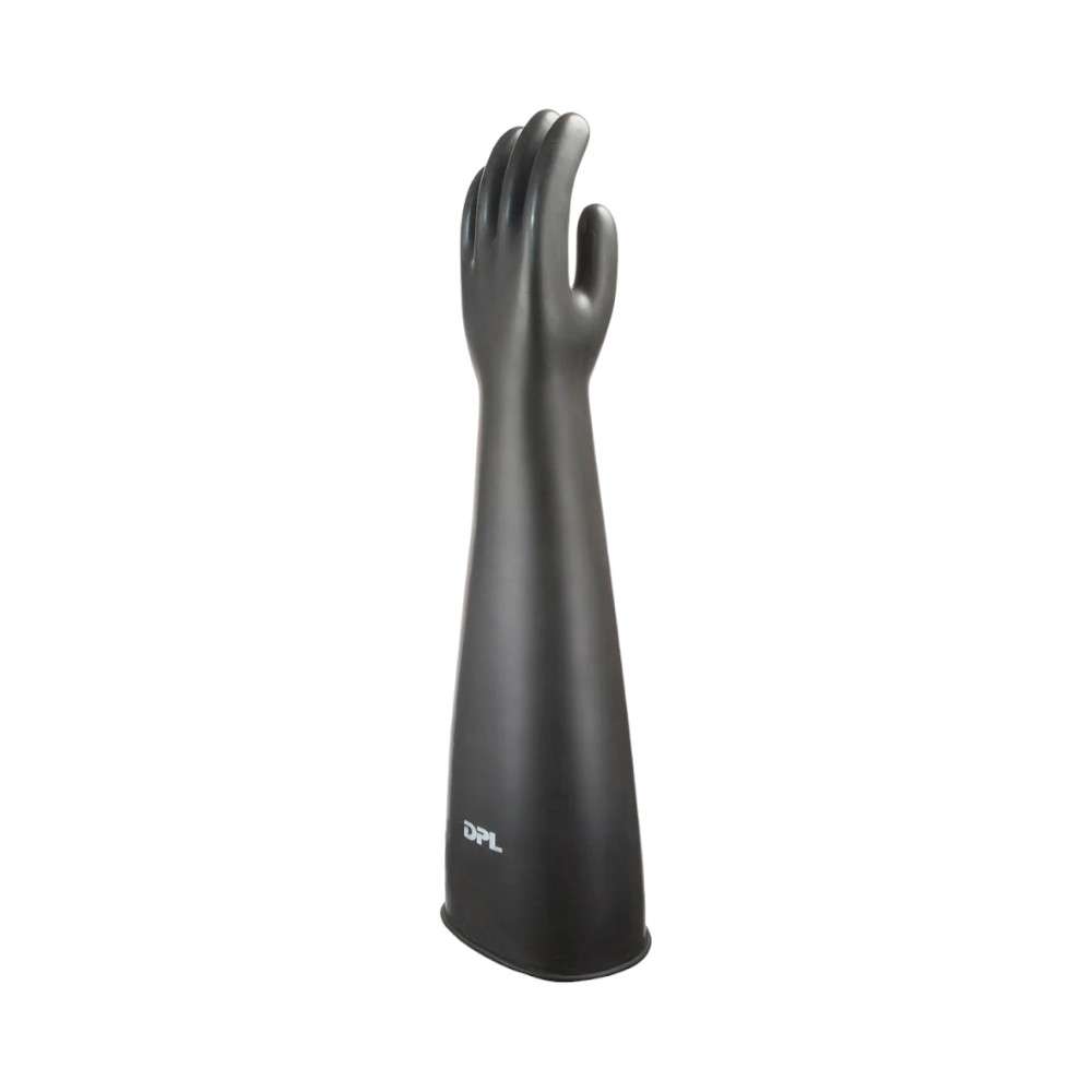 DPL Natural Rubber Workman Gloves, 60cm Length Black, Large, 1pair/pack 1