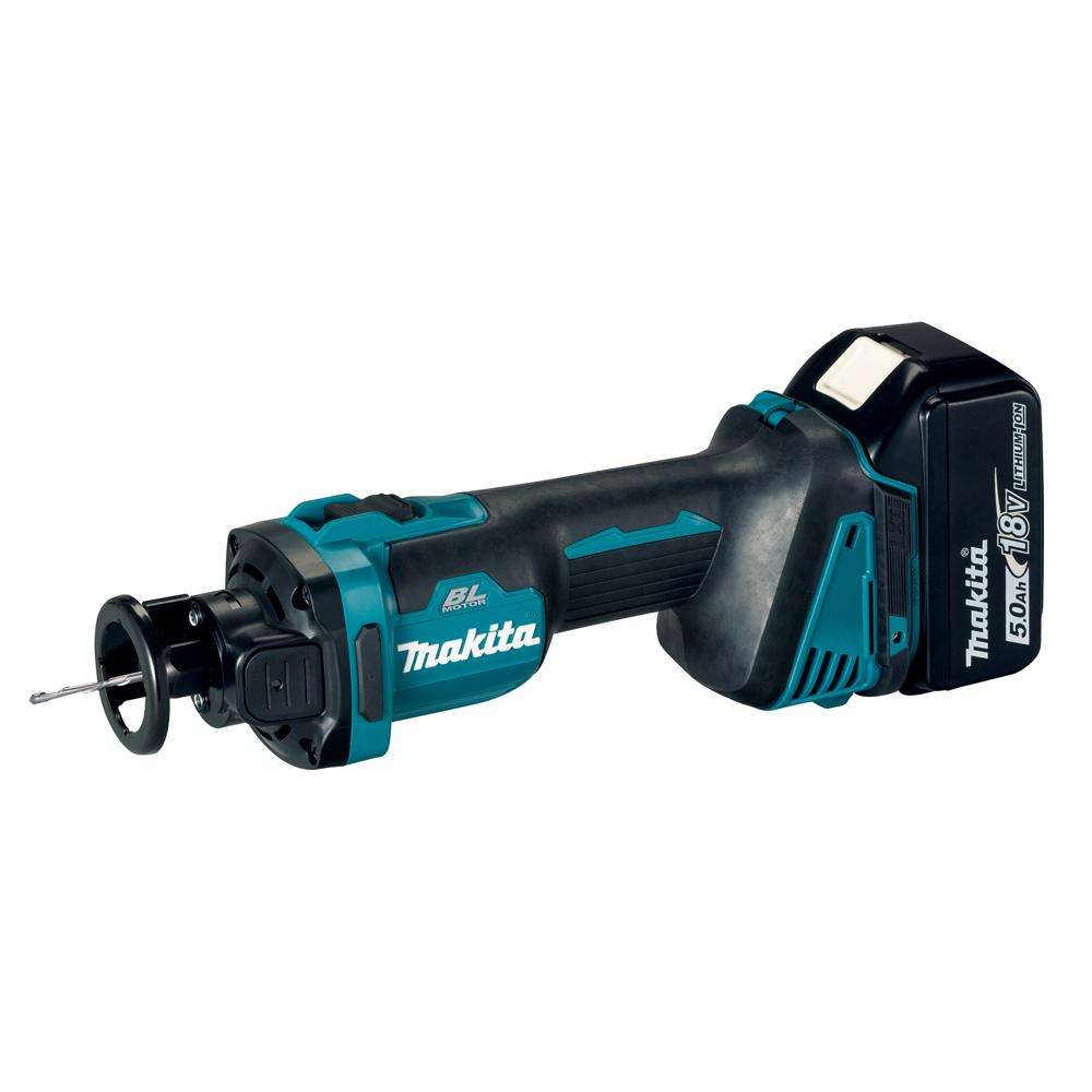 Makita DCO181RTJ 18V LXT Cordless Drywall Cutter with AWS Function