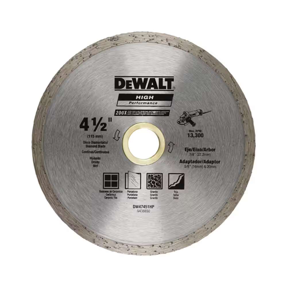 Dewalt Continuous Rim DW47401HP (100mm X 5mm X 22.2mm) 0