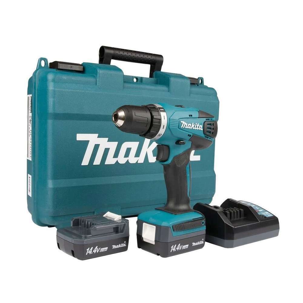 Makita DF347DWE 14.4V LXT Cordless Drill Driver G-Series 10mm 3