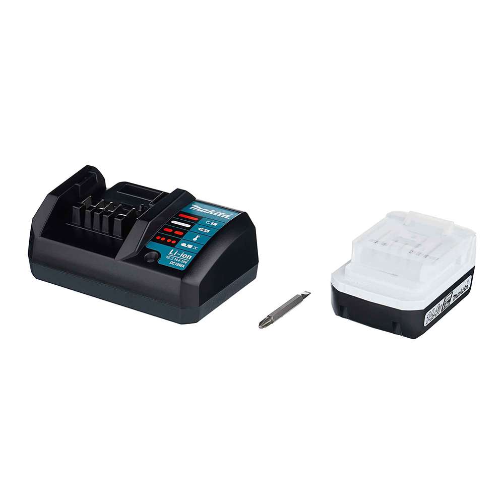 Makita DF347DWE 14.4V G-Series 10mm Cordless Drill Driver Kit with 2 x 1.3Ah Batteries & Charger 7