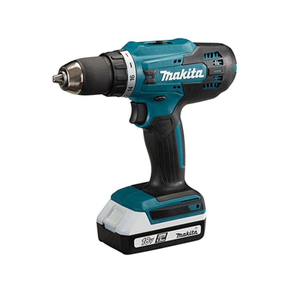 مثقاب ماكيتا (DF488DWAE) اللاسلكي قياس (13mm) يعمل ببطارية (18V) 0