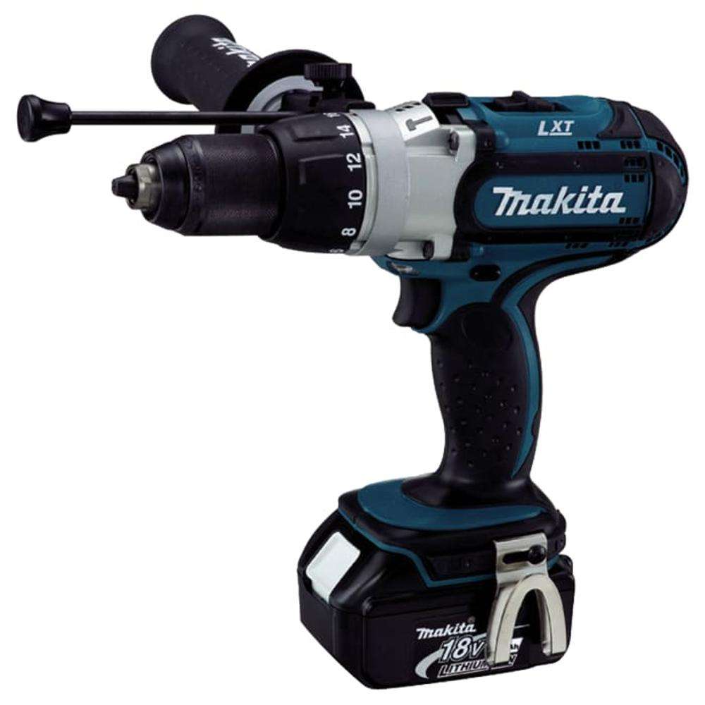 Makita DHP451RTJ Cordless Impact Drill 3-Speed 18 V / 5.0 Ah 2 Batteries & Charger 0