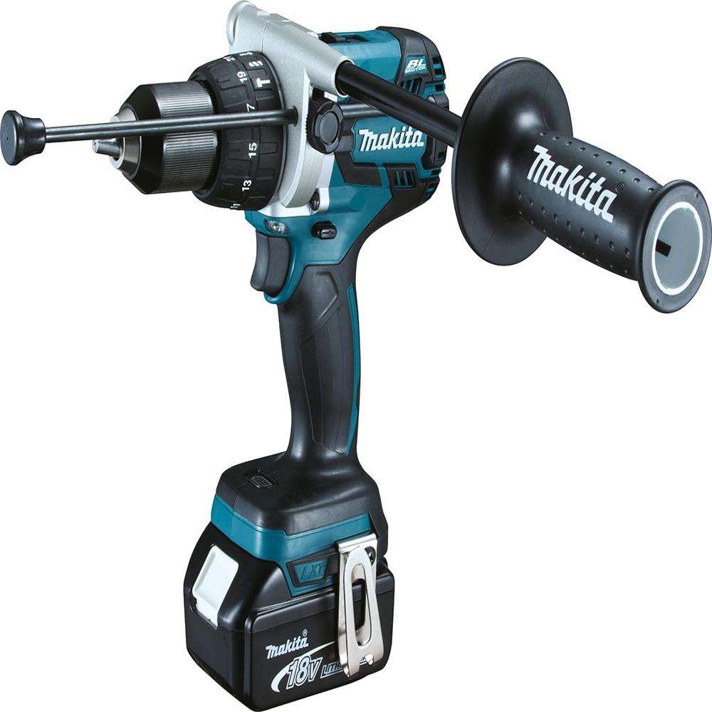Makita DHP481RTJ 18V LXT 13mm Cordless Percussion Hammer Driver Drill