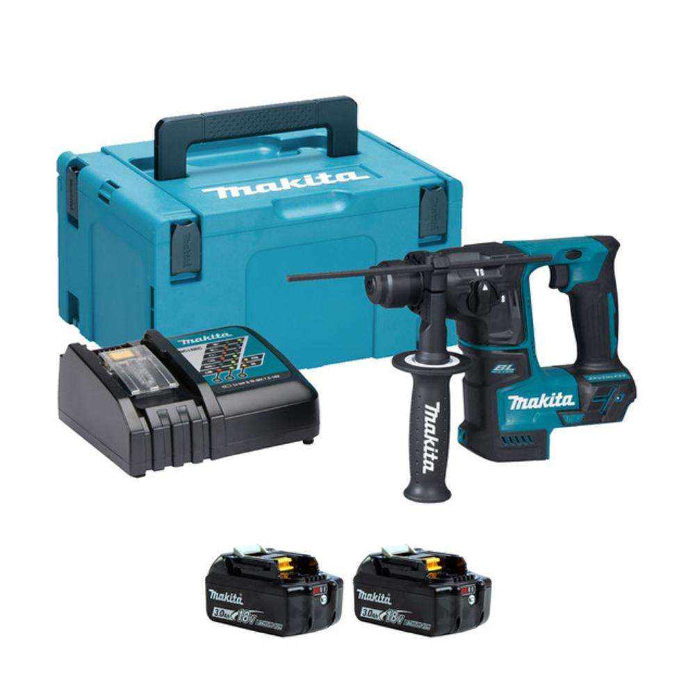 Makita DHR171RFJ 18V LXT SDS-Plus 17mm Cordless Compact Rotary Hammer 0