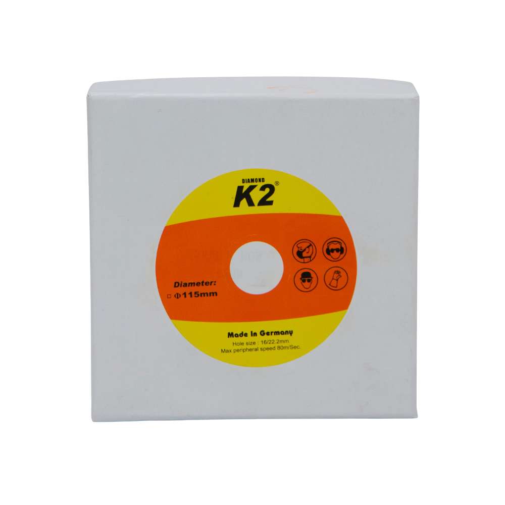 K2 Diamond Cup Grinding Disc Double Raw-4" 2