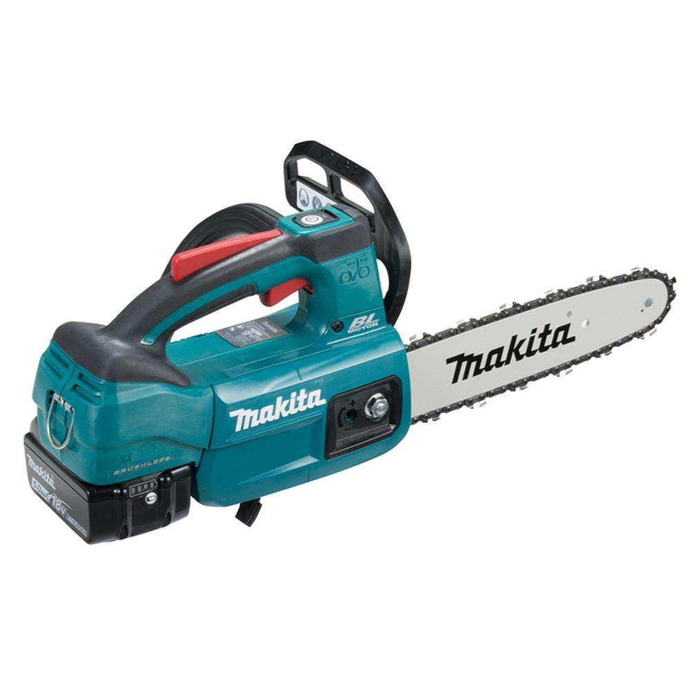 Makita DUC254Z 18V LXT Cordless Chainsaw 10" 24 m/s Chain Speed 0