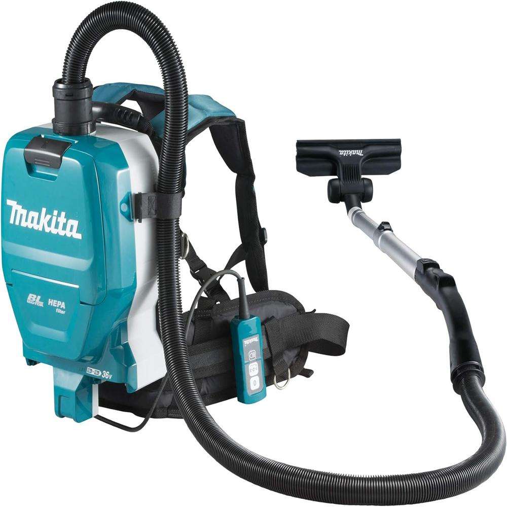 Makita DVC261ZX11 36V LXT Cordless Backpack Vacuum 2L HEPA Filter 0