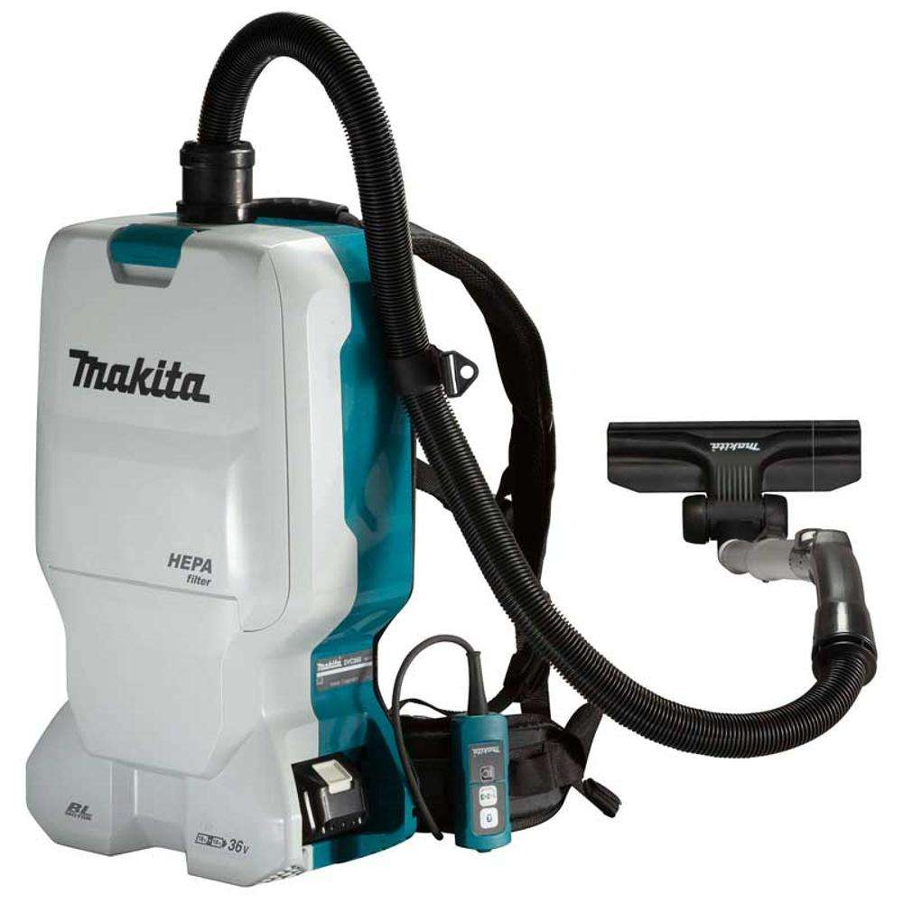 Makita DVC660Z 36V LXT Cordless Backpack Vacuum Cleaner 6L Dust Capacity 0