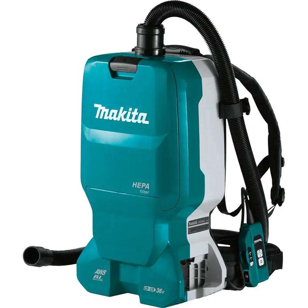 Makita DVC665Z 36V LXT Cordless Backpack Vacuum Cleaner 6L HEPA Filter 0