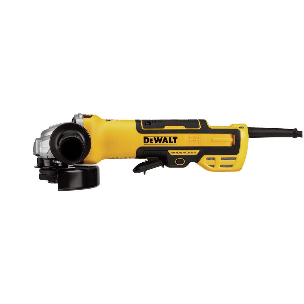 Dewalt 125mm 1700W Angle Grinder with Small Brushless Motor & Paddle Switch 2