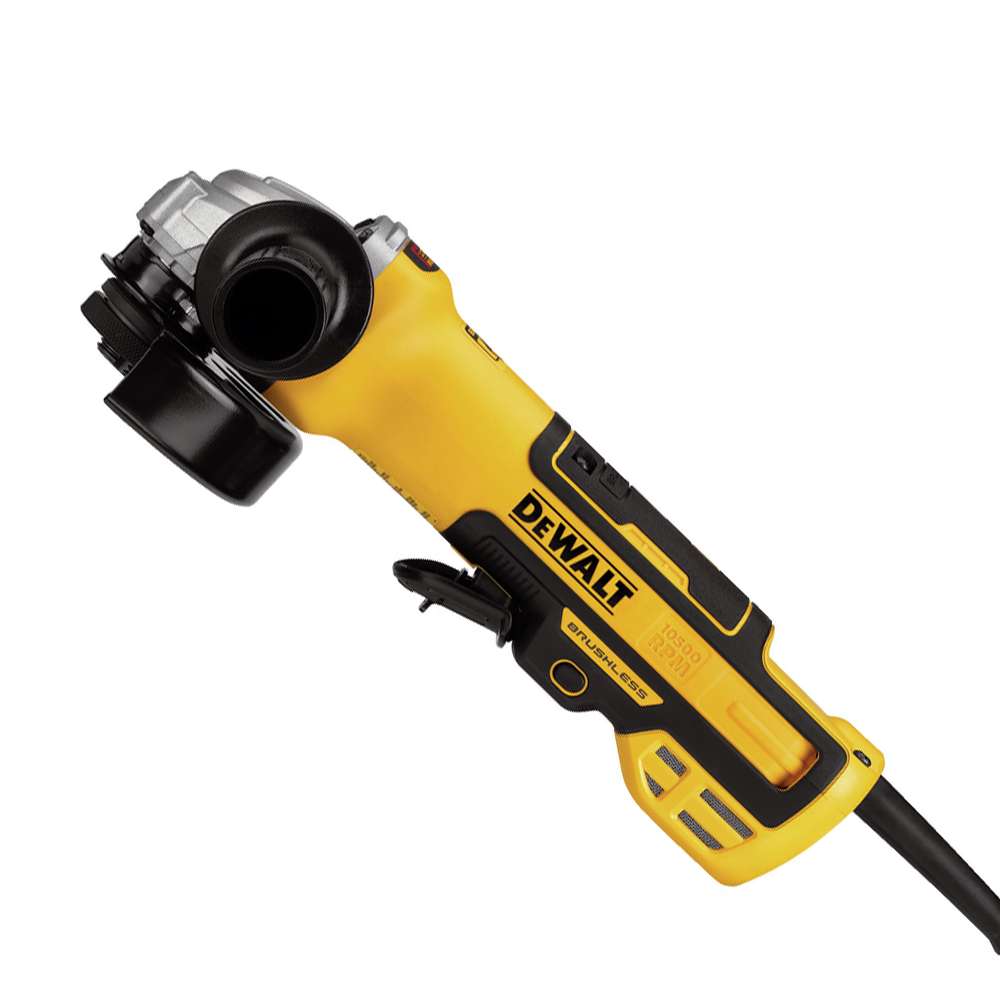 Dewalt 125mm 1700W Angle Grinder with Small Brushless Motor & Paddle Switch 1