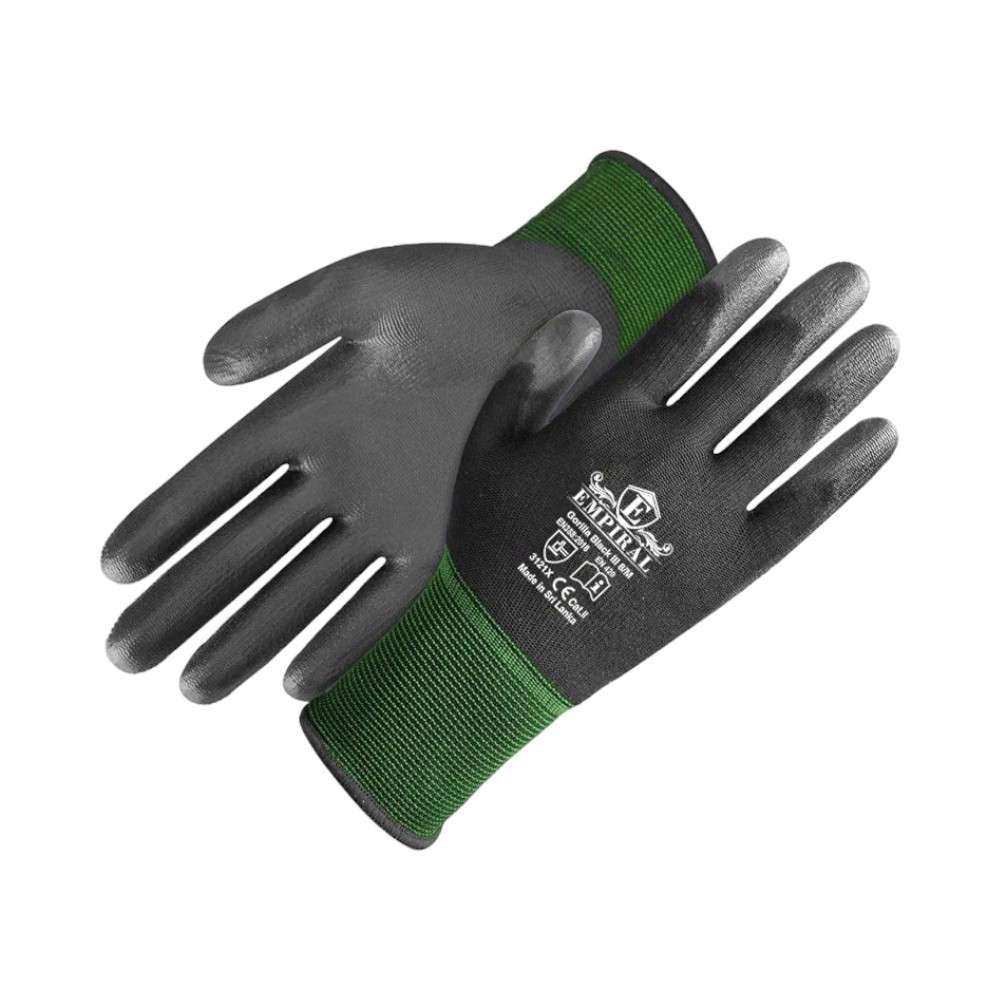 Empiral Gorilla III Polyester Liner and PU Palm Coated Glove, Medium,1Pair/pack 0
