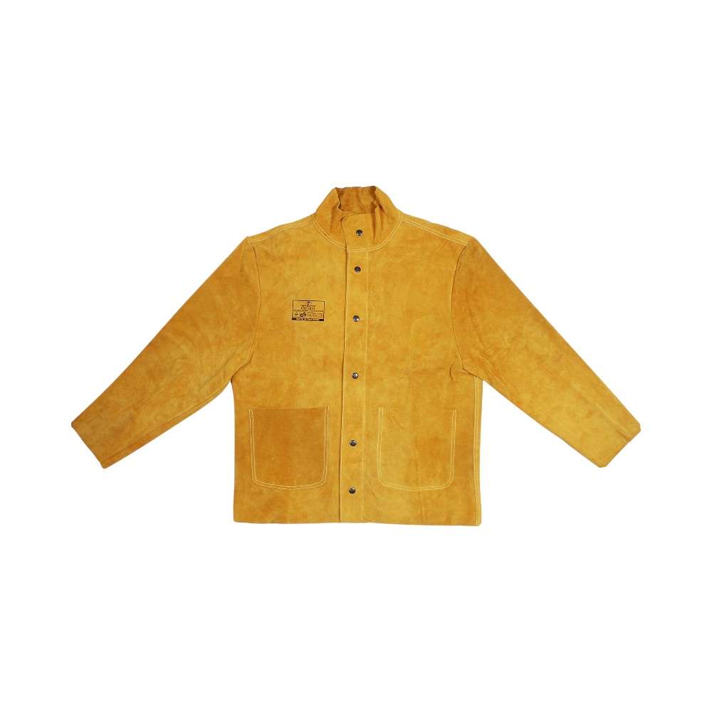 Empiral Suede Leather Welding Jacket, Golden 0