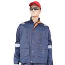 Empiral European Lite Polycotton Pant Shirt Set, 65/35 200gsm, Used for Daily Site Use - Blue/Orange 5
