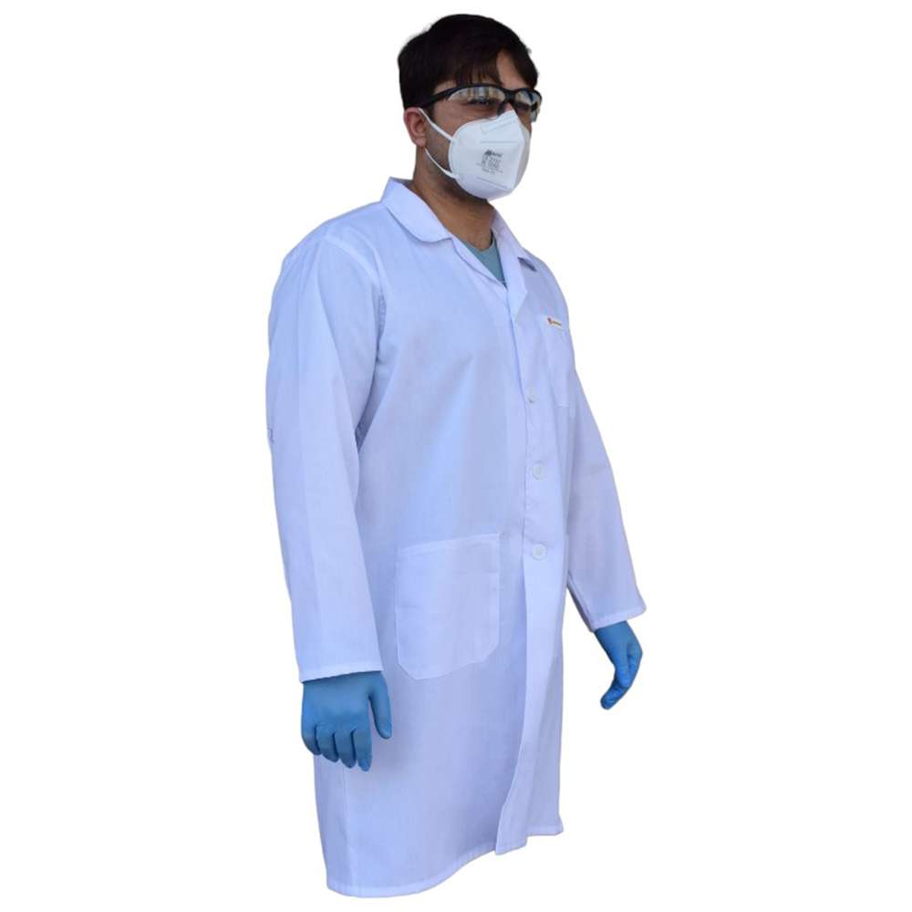 Empiral Lab Coat 65/35 polycotton130Gsm, White 3