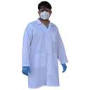 Empiral Lab Coat, 2XL Size, 130gsm 65/35, Polycotton Workwear for Lab & Workshop Protection - White 2