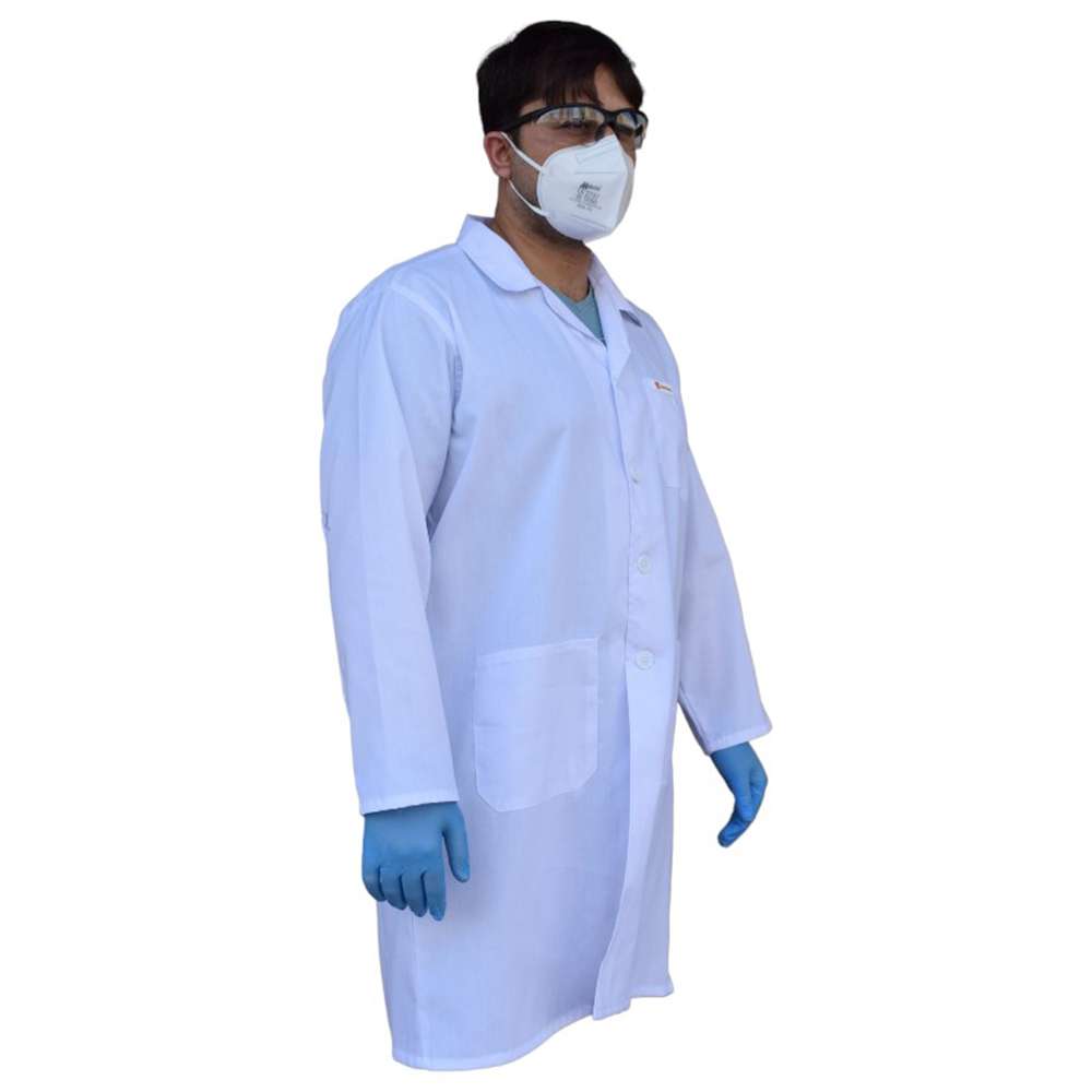 Empiral Lab Coat 65/35 polycotton130Gsm, 2XL, White 3