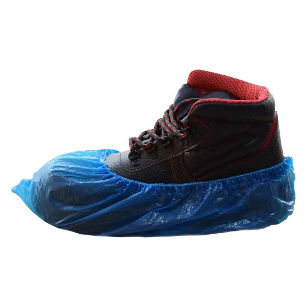 Empiral Elastic PE shoe Cover, Blue , 100/pack 0