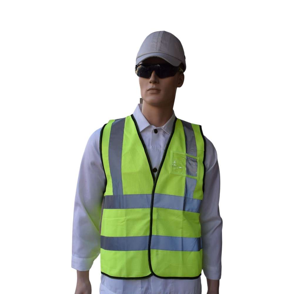 Empiral Glitter Y high Visibility Reflective Safety Vest 120Gsm With ID Pocket, Yellow, Size S2 0